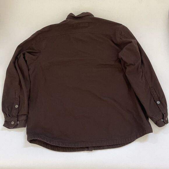 Duluth Trading Jacket Mens 2XL TALL Canvas Work Barn Chore Coat HEAVY LINED Snap - Picture 5 of 11